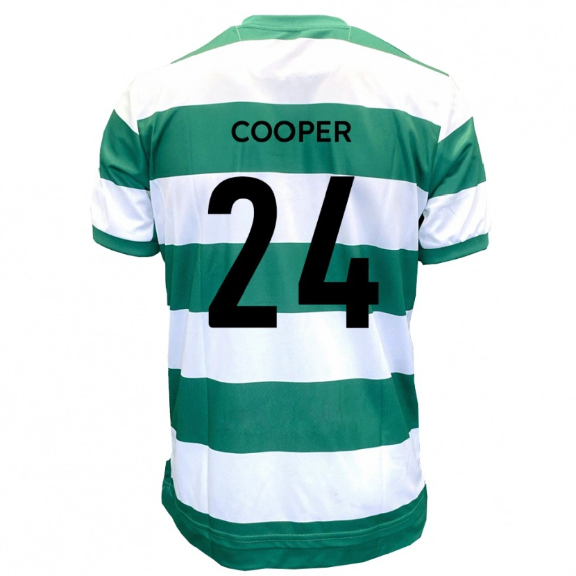Danxen Herren Charlie Cooper #24 Grün Weiß Heimtrikot Trikot 2025/26 T-Shirt
