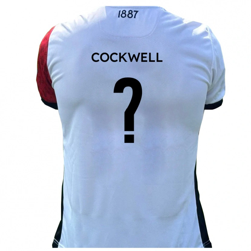 Danxen Herren Sam Cockwell #0 Rot Weiß Heimtrikot Trikot 2025/26 T-Shirt
