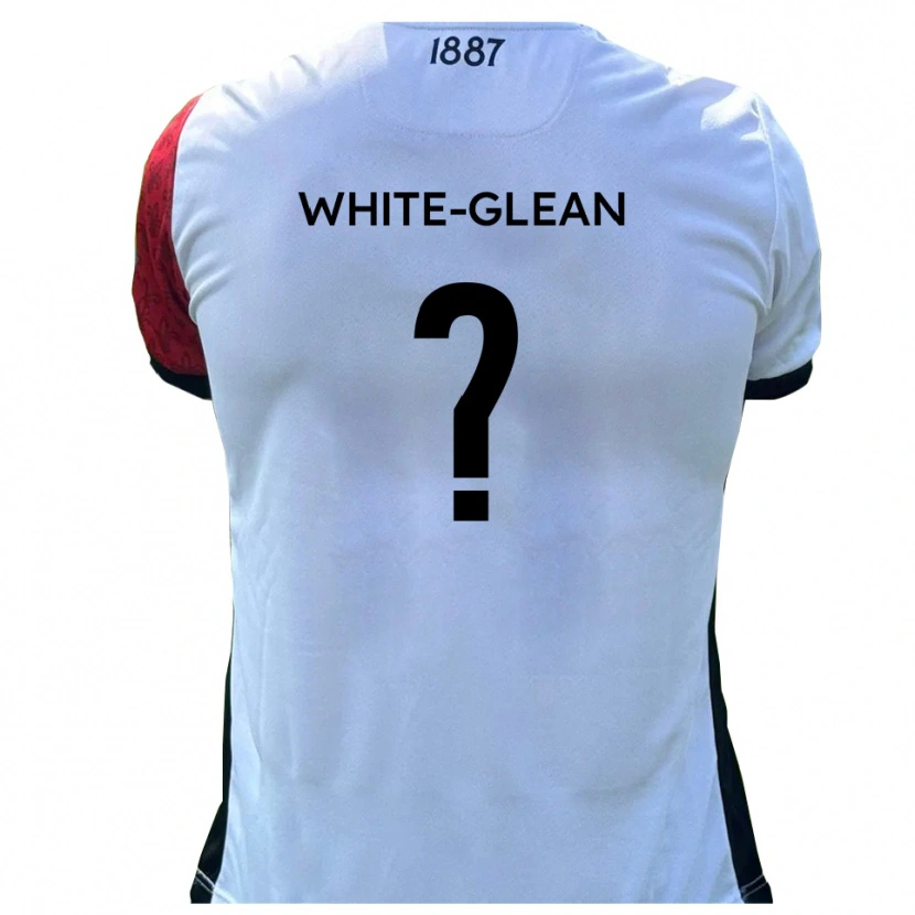 Danxen Herren Kingston White-Glean #0 Rot Weiß Heimtrikot Trikot 2025/26 T-Shirt