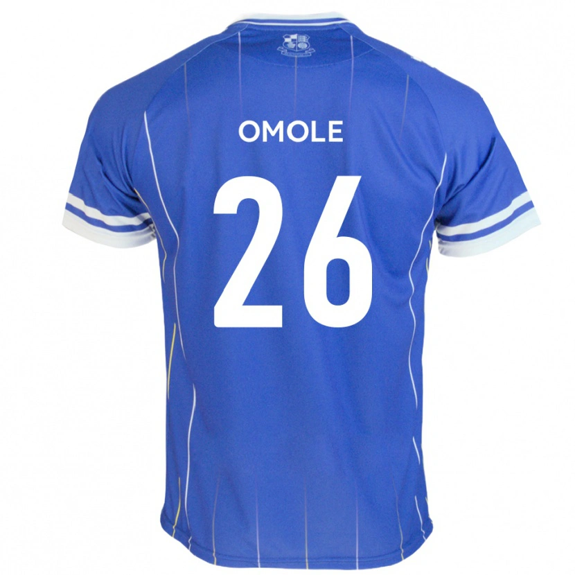 Danxen Herren Tobi Omole #26 Königsblau Heimtrikot Trikot 2025/26 T-Shirt