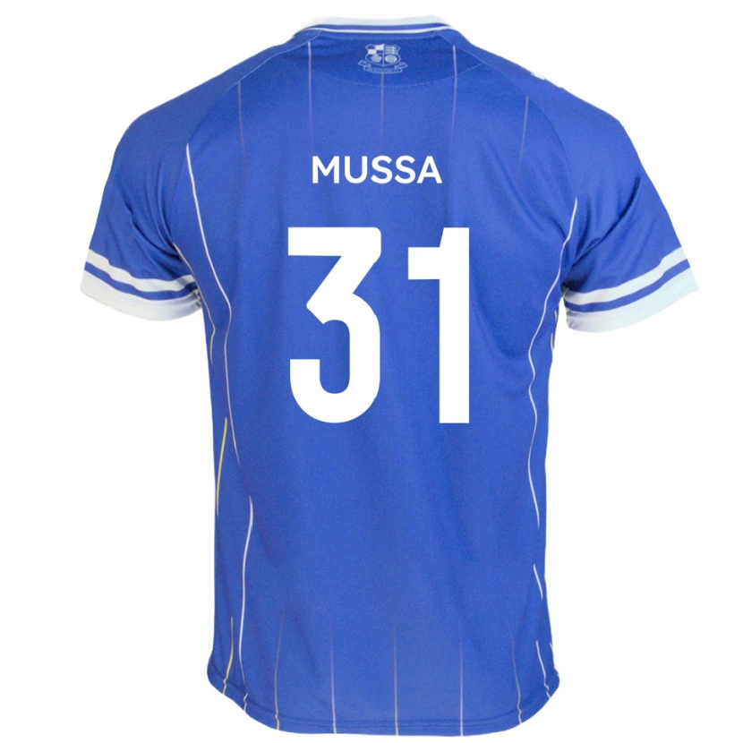 Danxen Herren Omar Mussa #31 Königsblau Heimtrikot Trikot 2025/26 T-Shirt