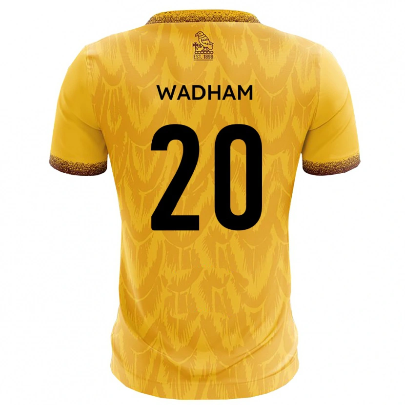 Danxen Herren Jack Wadham #20 Gelb Braun Heimtrikot Trikot 2025/26 T-Shirt