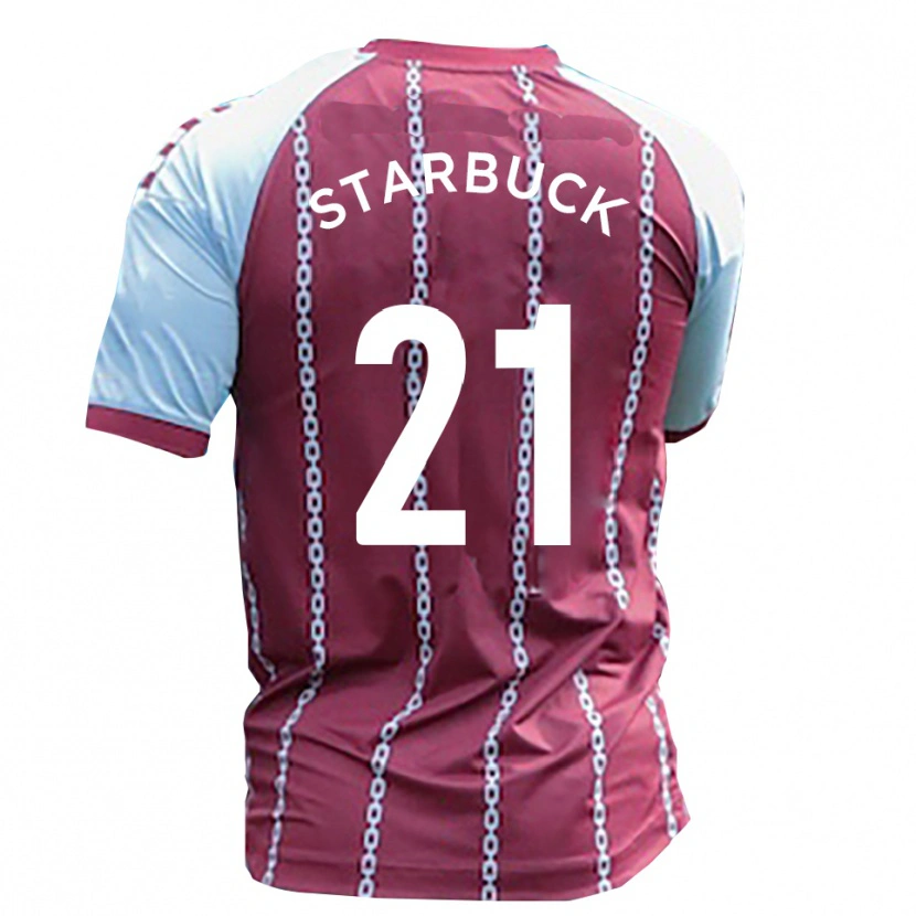 Danxen Herren Joe Starbuck #21 Himmelblau Rostrot Heimtrikot Trikot 2025/26 T-Shirt