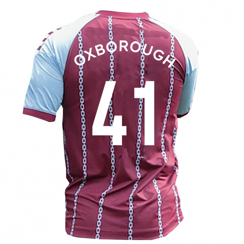 Danxen Herren Ewan Oxborough #41 Himmelblau Rostrot Heimtrikot Trikot 2025/26 T-Shirt