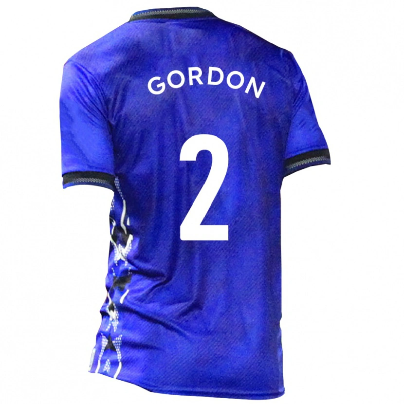 Danxen Herren Kyron Gordon #2 Blau Weiß Heimtrikot Trikot 2025/26 T-Shirt
