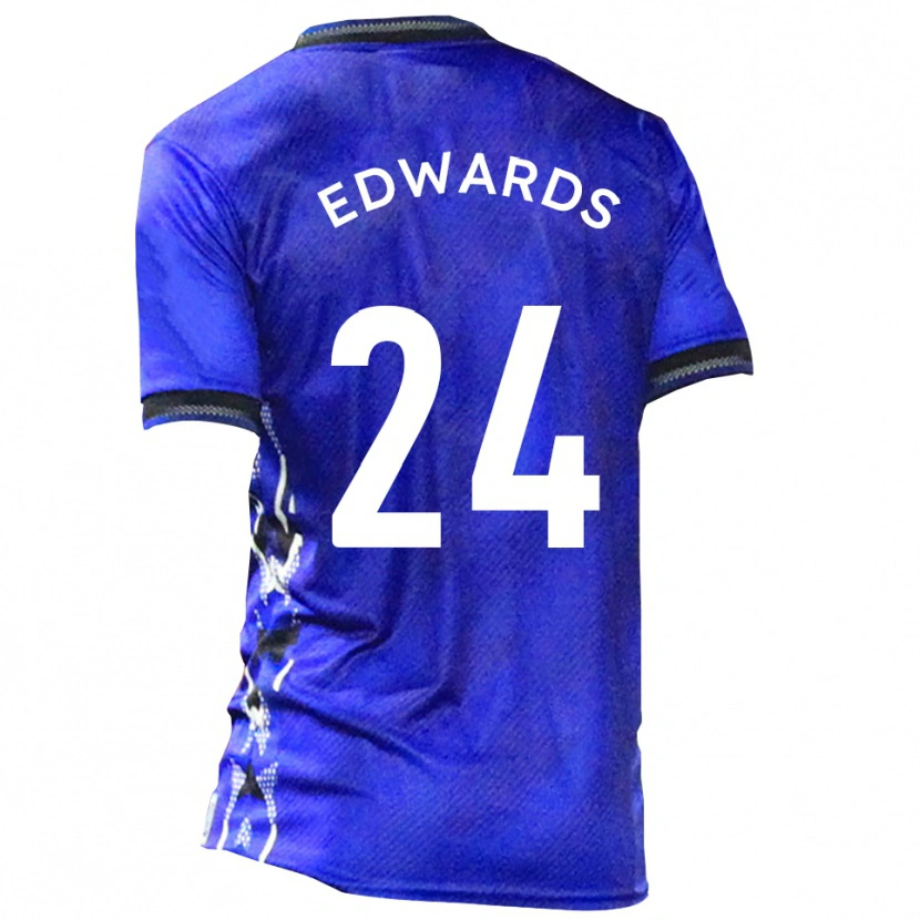 Danxen Herren Corey Edwards #24 Blau Weiß Heimtrikot Trikot 2025/26 T-Shirt