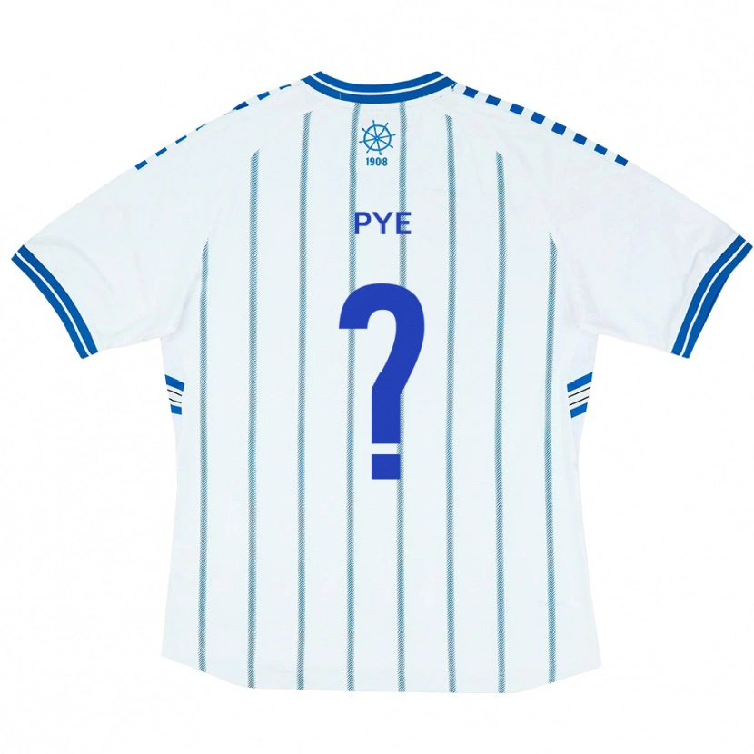 Danxen Herren Jade Pye #0 Weiß Blau Heimtrikot Trikot 2025/26 T-Shirt