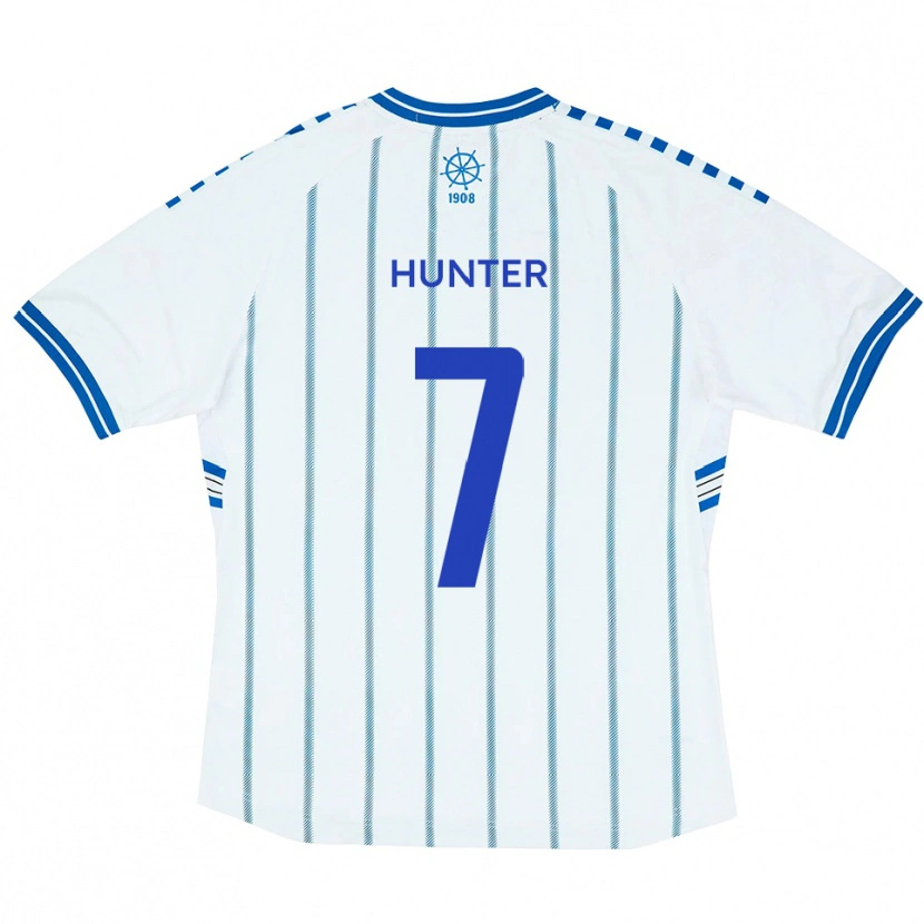 Danxen Herren Jack Hunter #7 Weiß Blau Heimtrikot Trikot 2025/26 T-Shirt