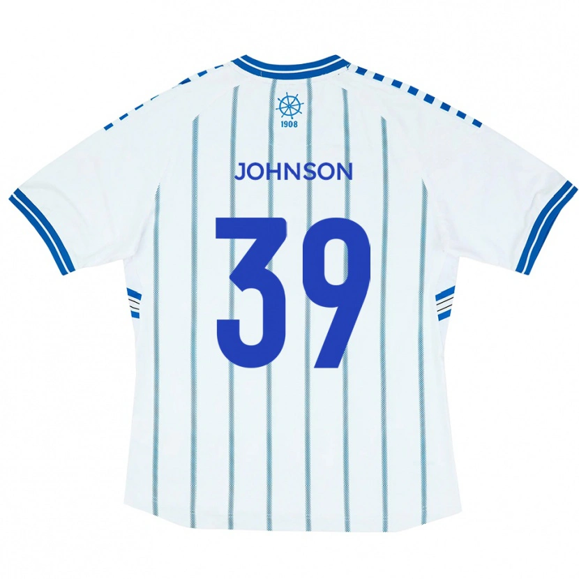 Danxen Herren Danny Johnson #39 Weiß Blau Heimtrikot Trikot 2025/26 T-Shirt