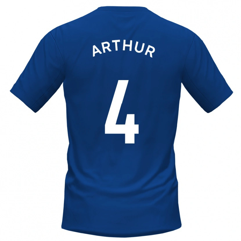 Danxen Herren Festus Arthur #4 Blau Weiß Heimtrikot Trikot 2025/26 T-Shirt