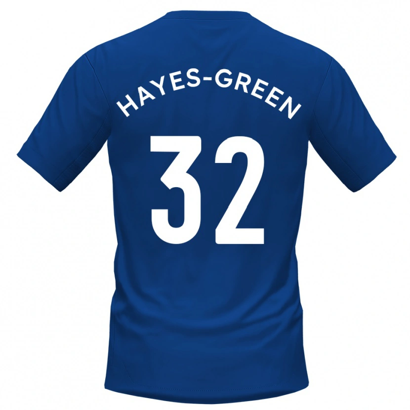 Danxen Herren Charlie Hayes-Green #32 Blau Weiß Heimtrikot Trikot 2025/26 T-Shirt