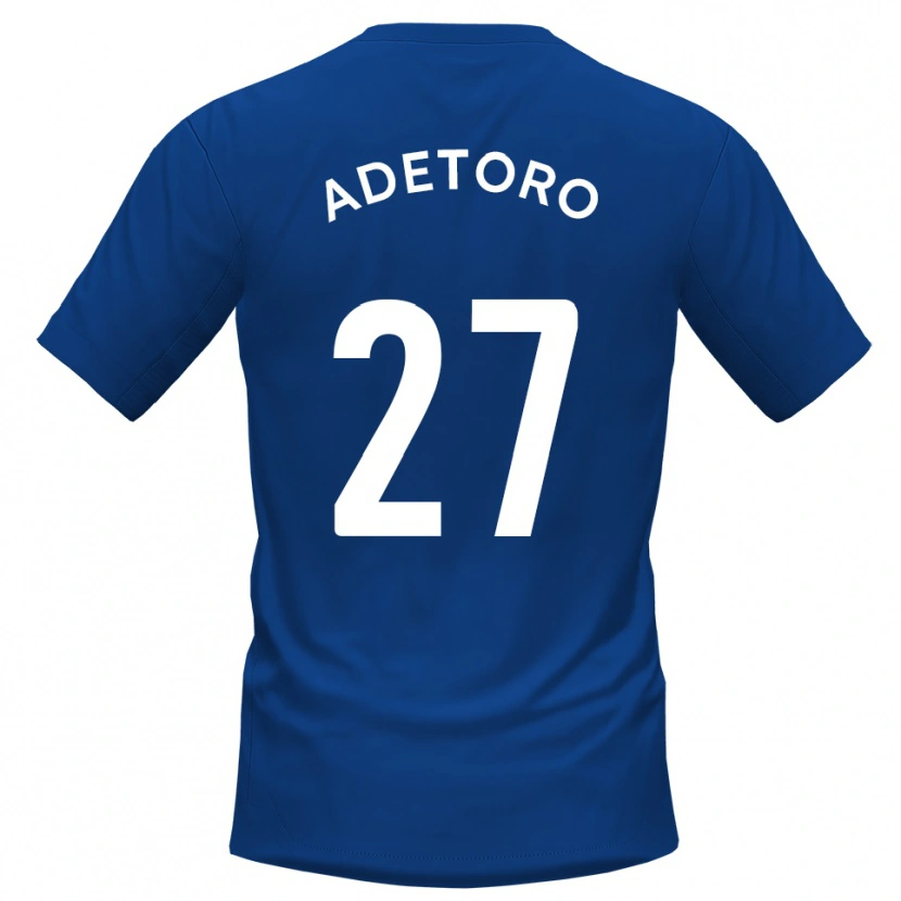 Danxen Herren Adam Alimi-Adetoro #27 Blau Weiß Heimtrikot Trikot 2025/26 T-Shirt