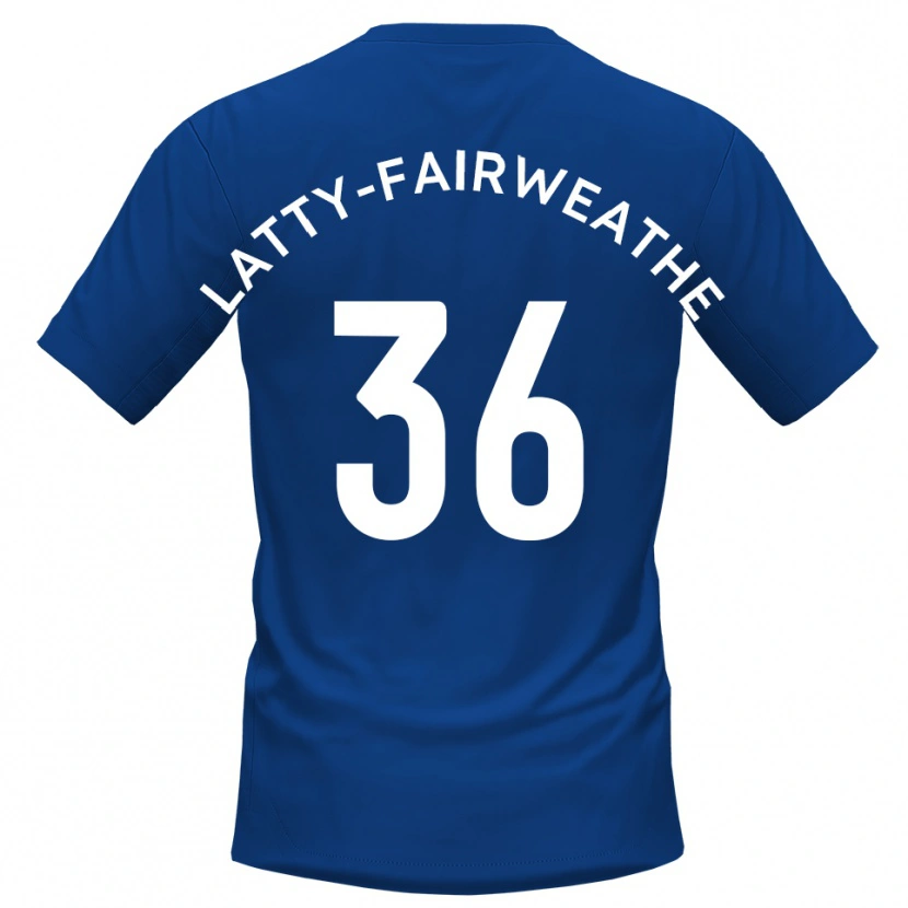 Danxen Herren Thierry Latty-Fairweather #36 Blau Weiß Heimtrikot Trikot 2025/26 T-Shirt