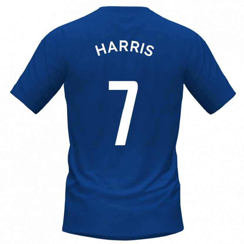 Danxen Herren Will Harris #7 Blau Weiß Heimtrikot Trikot 2025/26 T-Shirt