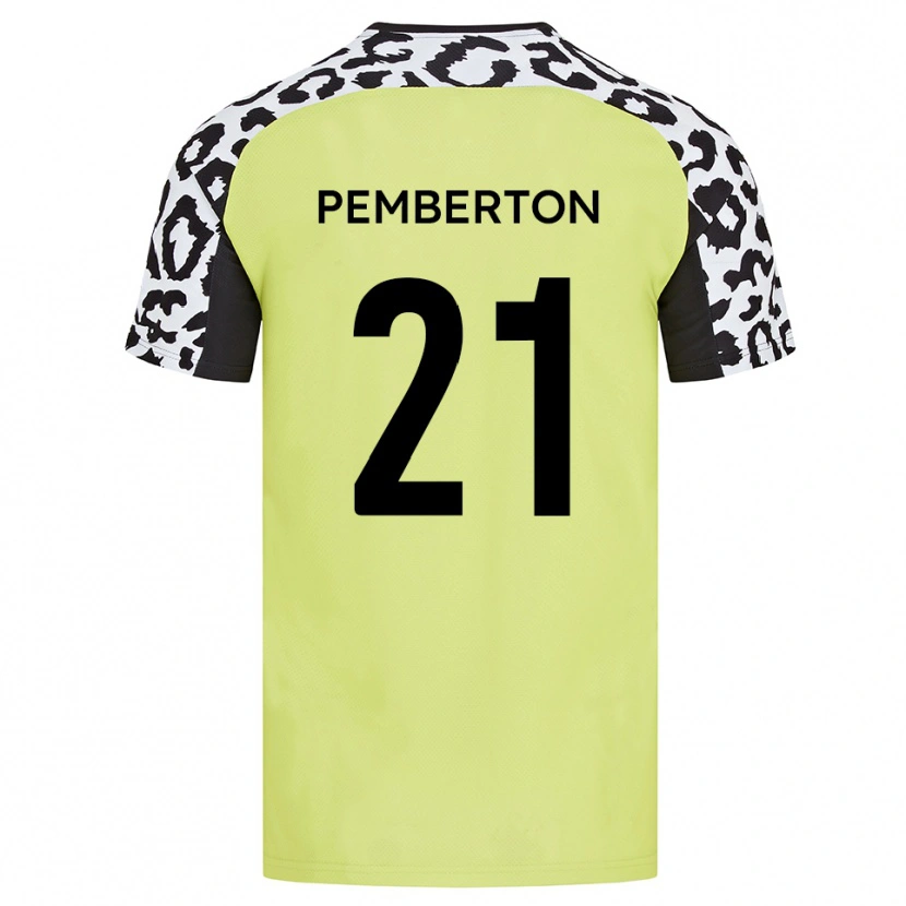 Danxen Herren Tre Pemberton #21 Fluoreszierendes Gelb Heimtrikot Trikot 2025/26 T-Shirt