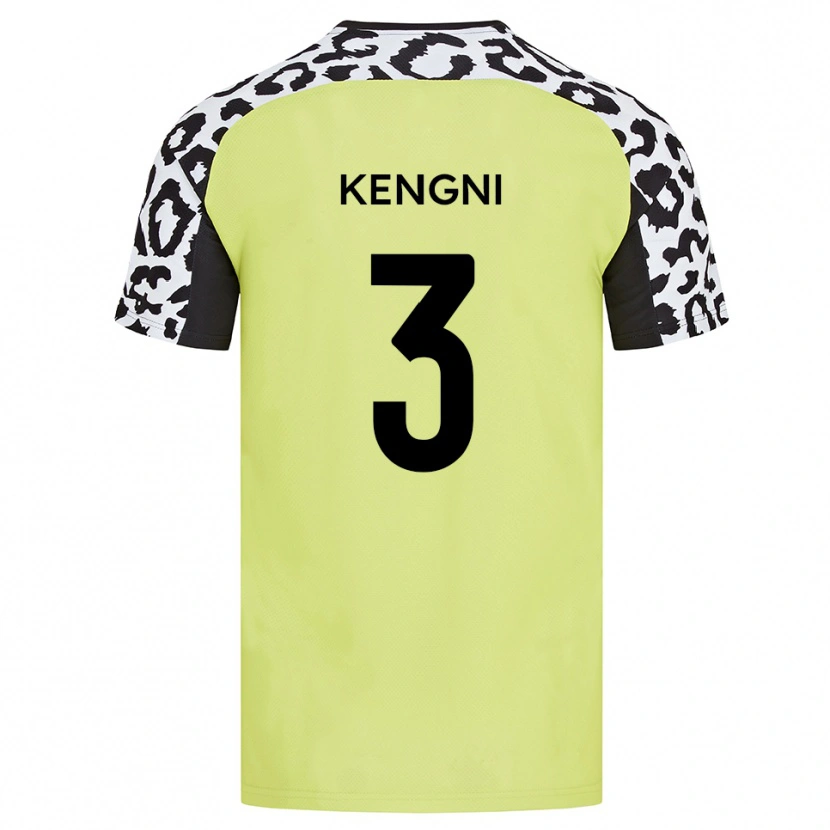 Danxen Herren Neil Kengni #3 Fluoreszierendes Gelb Heimtrikot Trikot 2025/26 T-Shirt