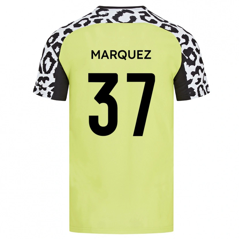Danxen Herren Jose Marquez #37 Fluoreszierendes Gelb Heimtrikot Trikot 2025/26 T-Shirt