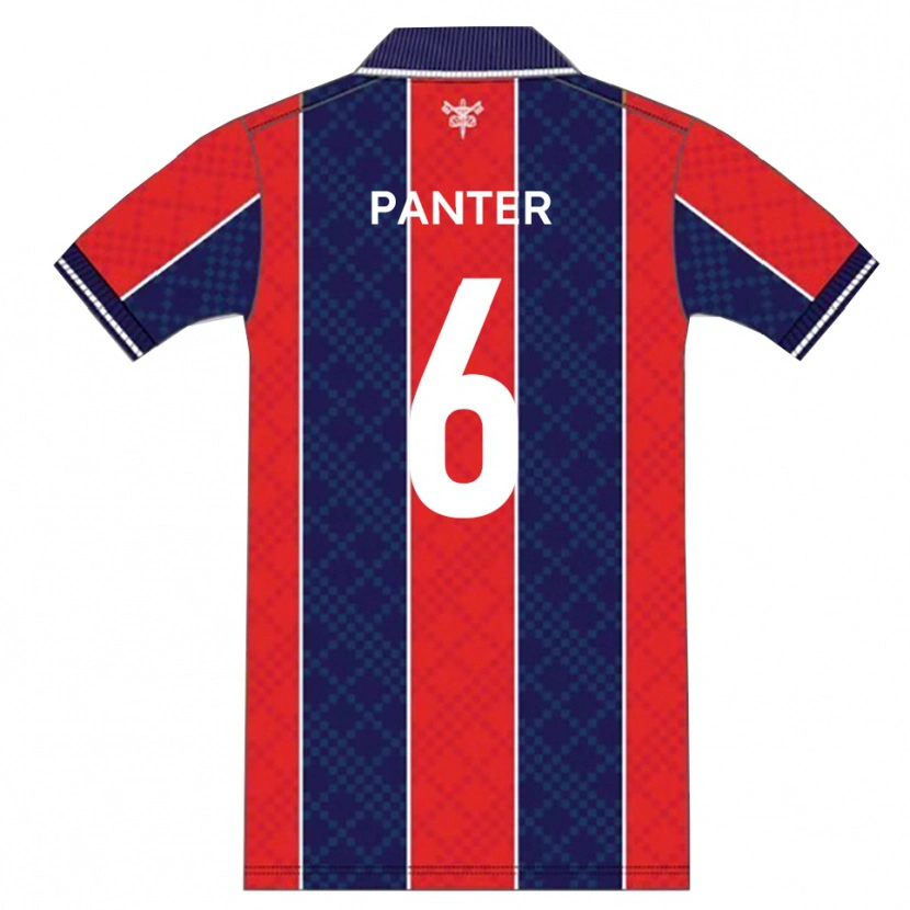 Danxen Herren Corey Panter #6 Rot Marine Heimtrikot Trikot 2025/26 T-Shirt
