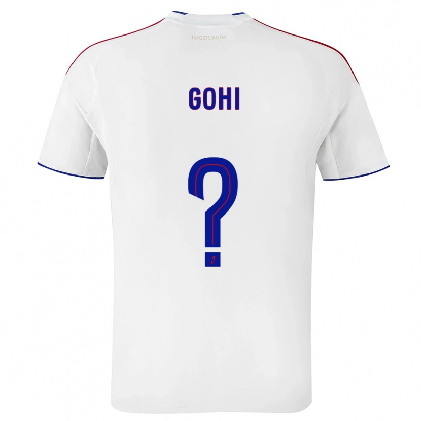 Danxen Herren Gnadou Gohi #0 Weiß Rot Heimtrikot Trikot 2025/26 T-Shirt