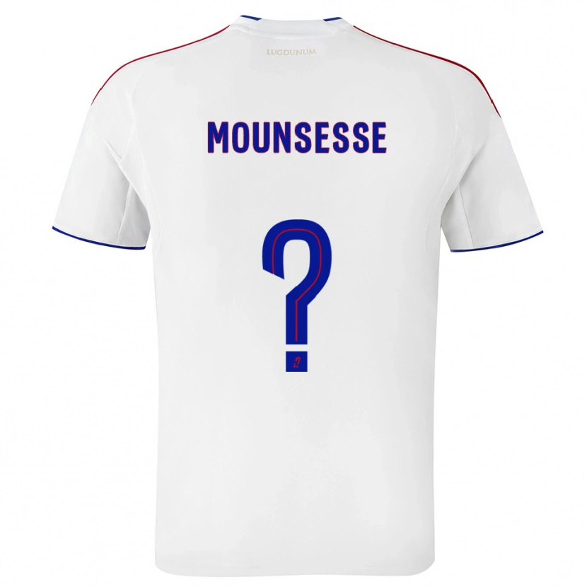 Danxen Herren Jeremy Mounsesse #0 Weiß Rot Heimtrikot Trikot 2025/26 T-Shirt