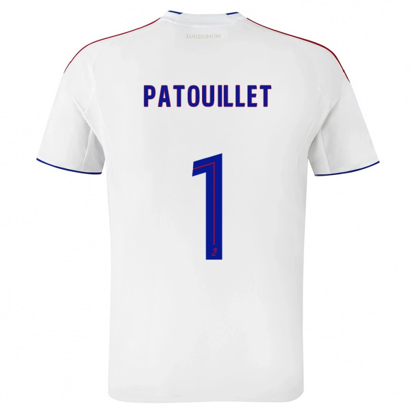 Danxen Herren Mathieu Patouillet #1 Weiß Rot Heimtrikot Trikot 2025/26 T-Shirt