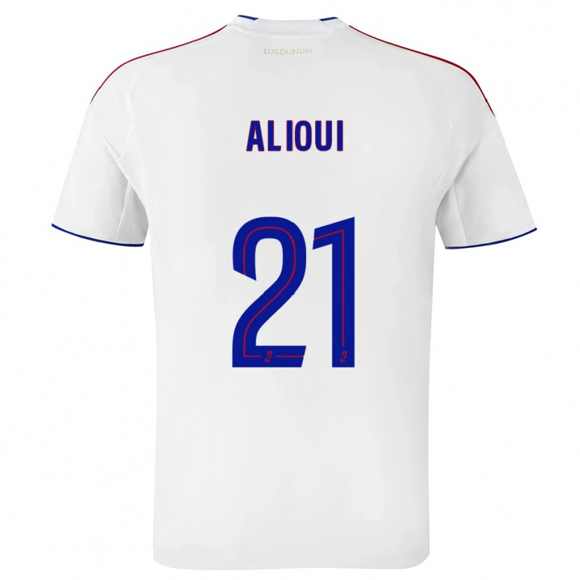 Danxen Herren Adam Alioui #21 Weiß Rot Heimtrikot Trikot 2025/26 T-Shirt