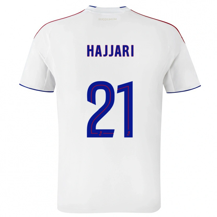 Danxen Herren Rayhan Hajjari #21 Weiß Rot Heimtrikot Trikot 2025/26 T-Shirt