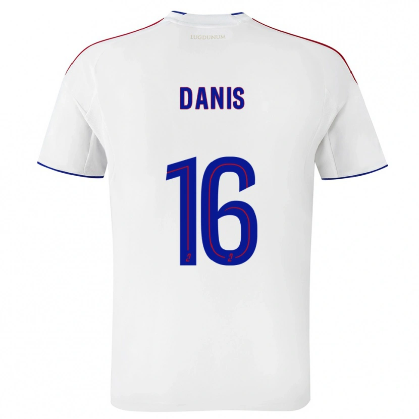 Danxen Herren Adrien Danis #16 Weiß Rot Heimtrikot Trikot 2025/26 T-Shirt