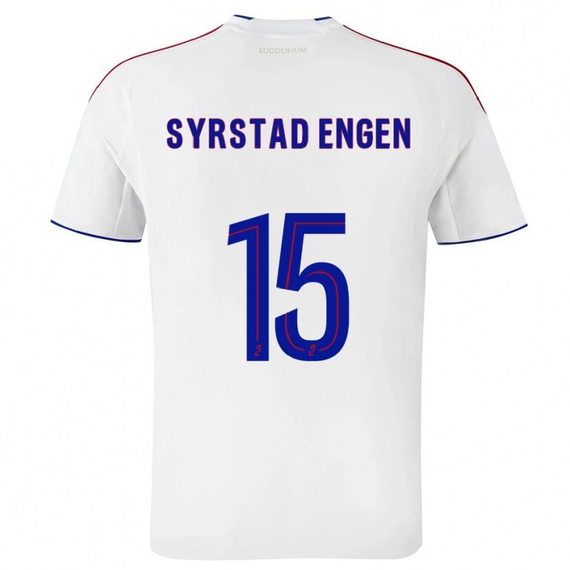 Danxen Herren Ingrid Syrstad Engen #15 Weiß Rot Heimtrikot Trikot 2025/26 T-Shirt