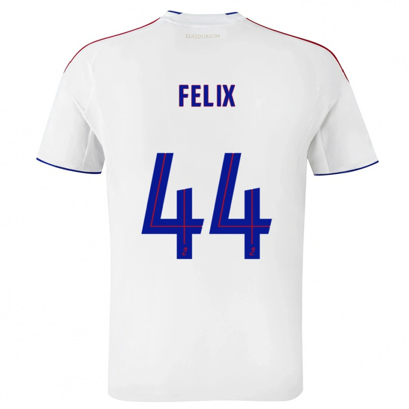 Danxen Herren Marley Felix #44 Weiß Rot Heimtrikot Trikot 2025/26 T-Shirt