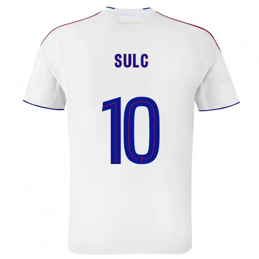 Danxen Herren Pavel Sulc #10 Weiß Rot Heimtrikot Trikot 2025/26 T-Shirt