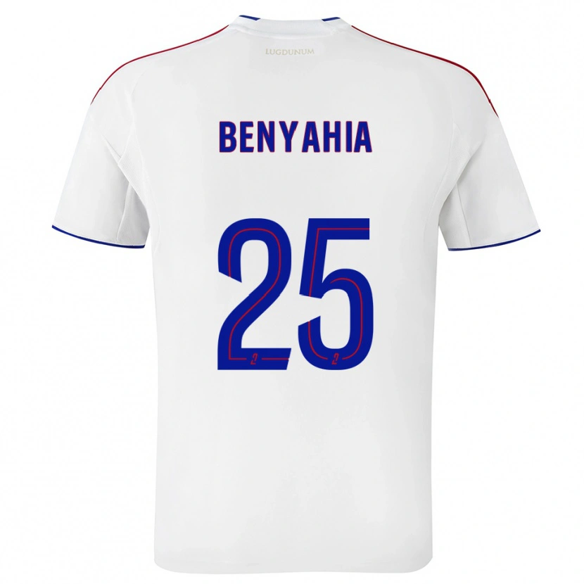 Danxen Herren Inès Benyahia #25 Weiß Rot Heimtrikot Trikot 2025/26 T-Shirt