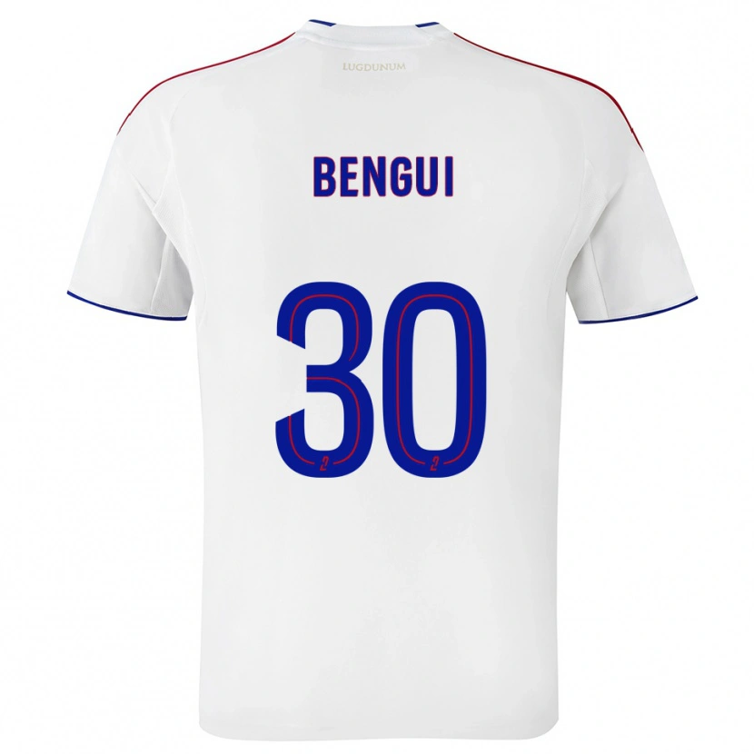 Danxen Herren Justin Bengui Joao #30 Weiß Rot Heimtrikot Trikot 2025/26 T-Shirt