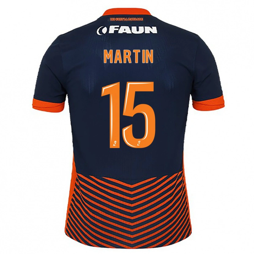 Danxen Herren Gabriel Martin #15 Mitternachtsblau Orange Heimtrikot Trikot 2025/26 T-Shirt