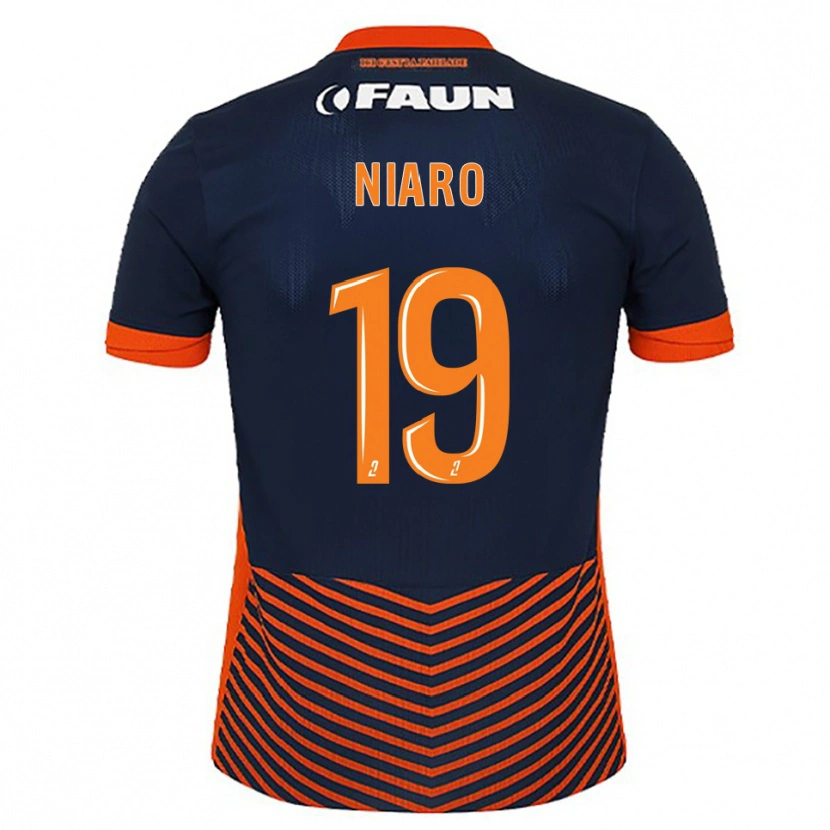 Danxen Herren Esther Mbakem-Niaro #19 Mitternachtsblau Orange Heimtrikot Trikot 2025/26 T-Shirt