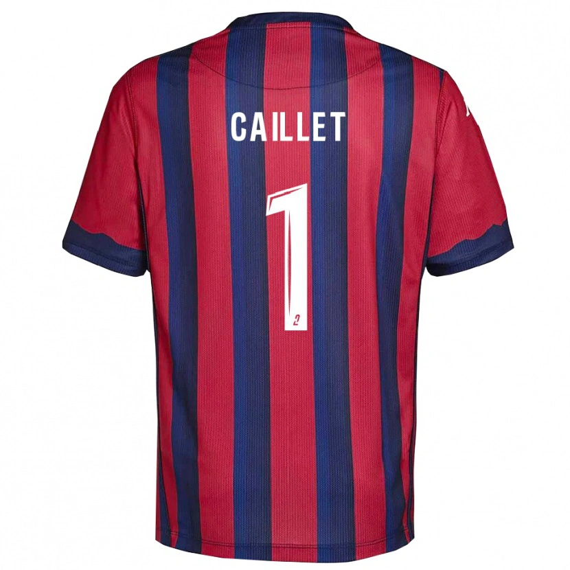 Danxen Herren Flavie Caillet #1 Burgunder Marine Heimtrikot Trikot 2025/26 T-Shirt