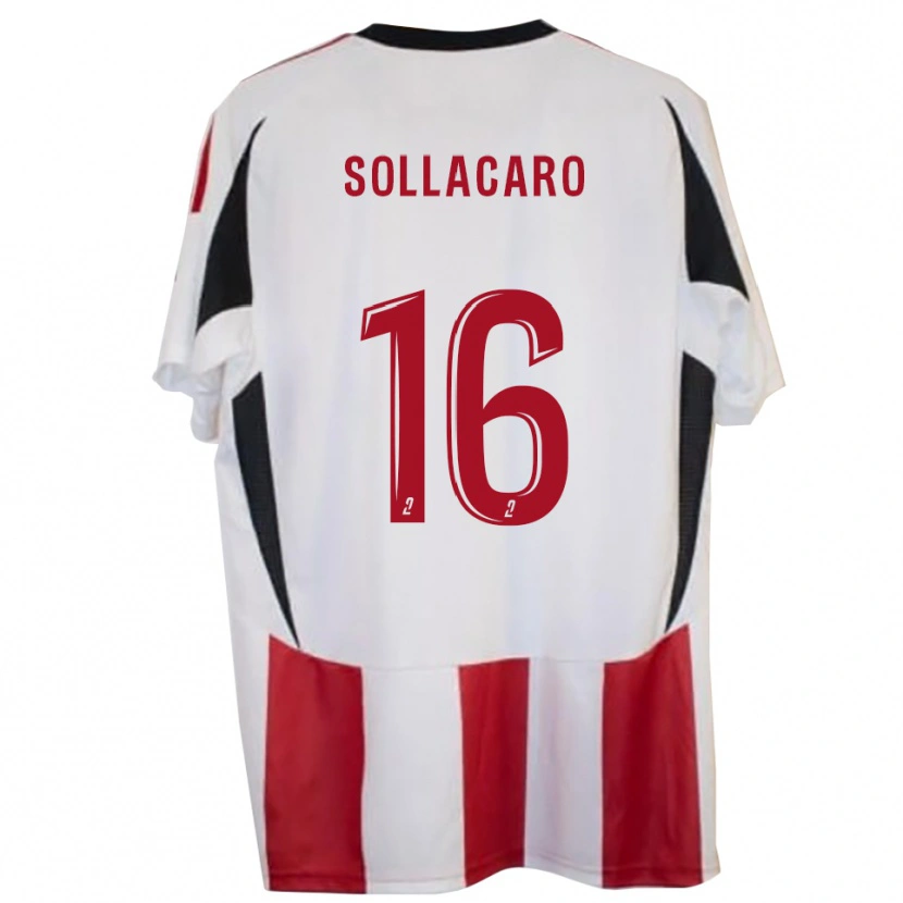 Danxen Herren François-Joseph Sollacaro #16 Rot Blau Heimtrikot Trikot 2025/26 T-Shirt