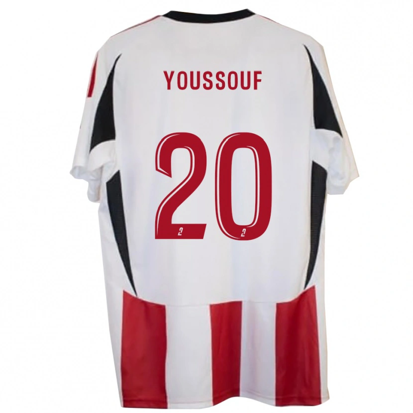 Danxen Herren Mohamed Youssouf #20 Rot Blau Heimtrikot Trikot 2025/26 T-Shirt