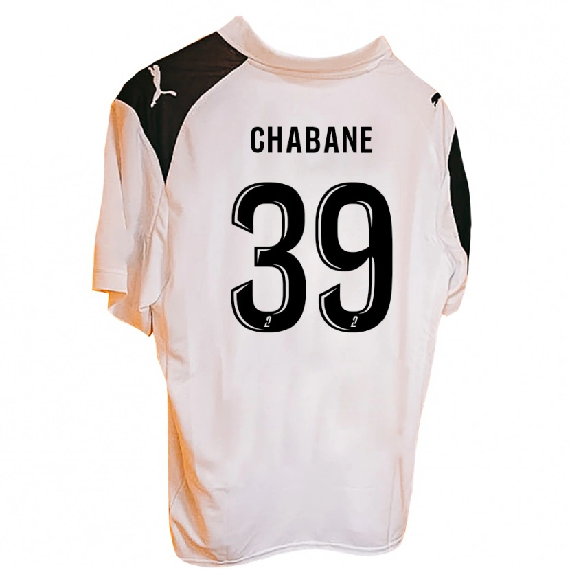 Danxen Herren Amine Chabane #39 Schwarz Weiß Heimtrikot Trikot 2025/26 T-Shirt