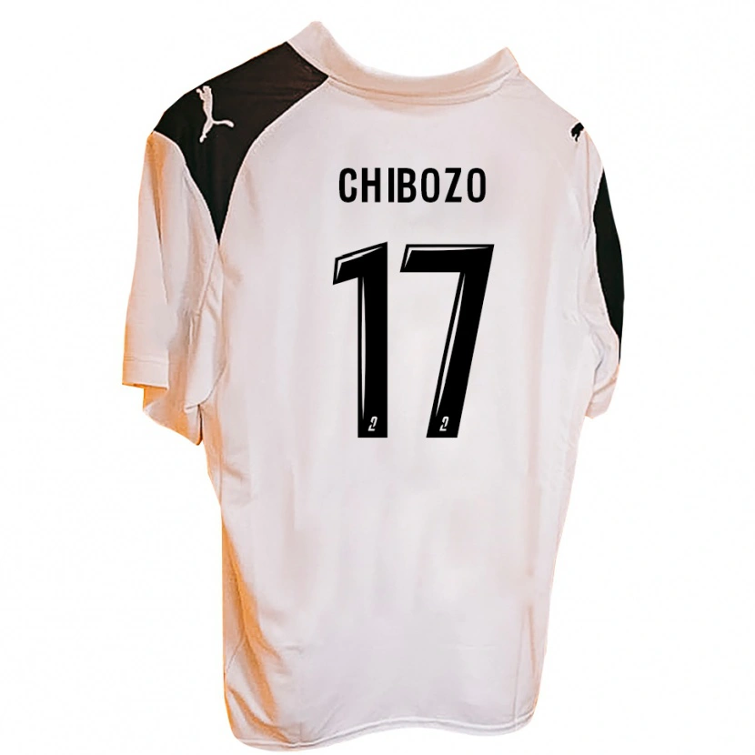 Danxen Herren Josué Chibozo #17 Schwarz Weiß Heimtrikot Trikot 2025/26 T-Shirt