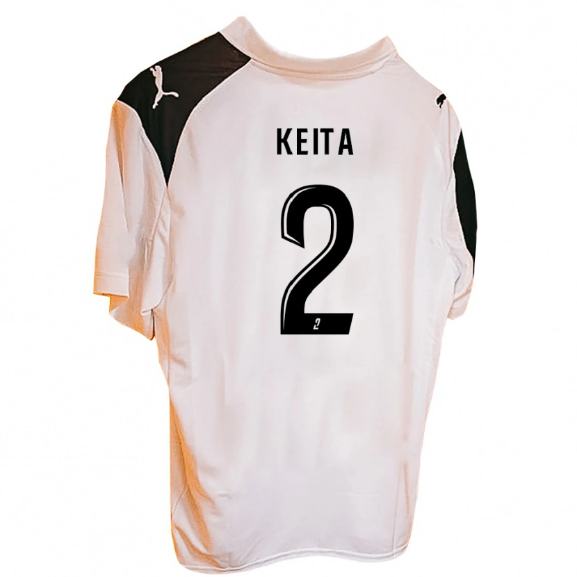 Danxen Herren Waly Keita #2 Schwarz Weiß Heimtrikot Trikot 2025/26 T-Shirt