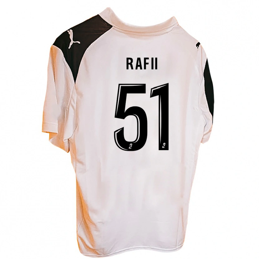 Danxen Herren Yanis Rafii #51 Schwarz Weiß Heimtrikot Trikot 2025/26 T-Shirt