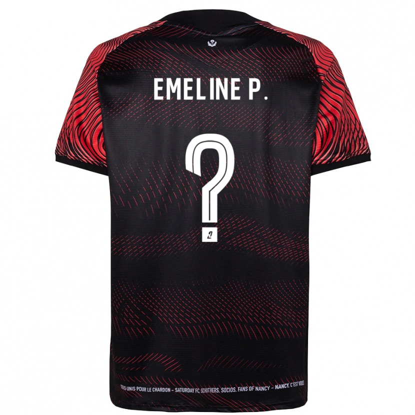 Danxen Herren Emeline Poirel #0 Weiß Rot Heimtrikot Trikot 2025/26 T-Shirt