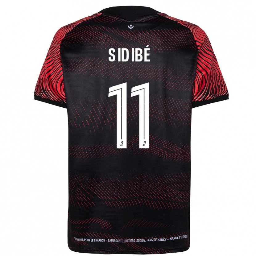 Danxen Herren Oumar Sidibé #11 Weiß Rot Heimtrikot Trikot 2025/26 T-Shirt