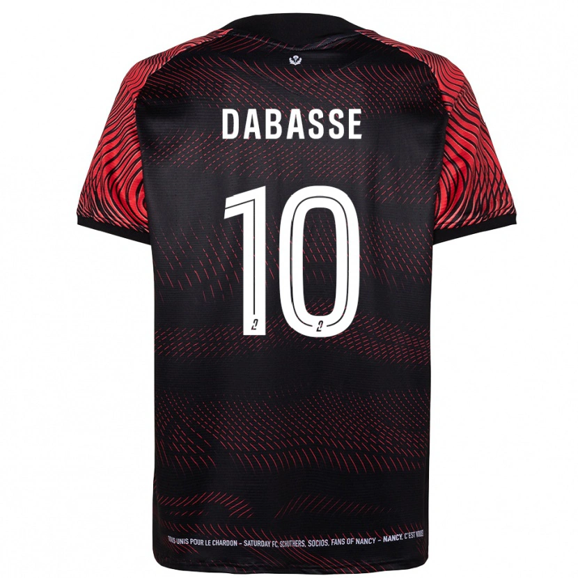 Danxen Herren Adrian Dabasse #10 Weiß Rot Heimtrikot Trikot 2025/26 T-Shirt