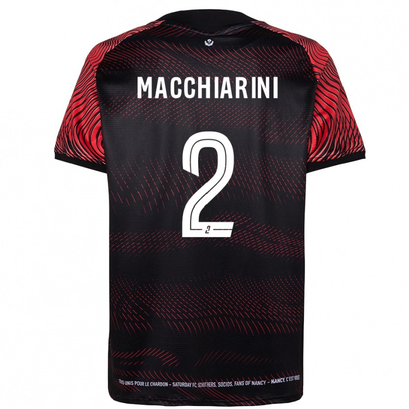 Danxen Herren Matéo Macchiarini #2 Weiß Rot Heimtrikot Trikot 2025/26 T-Shirt