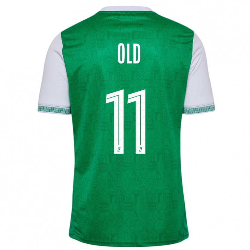 Danxen Herren Ben Old #11 Grün Weiß Heimtrikot Trikot 2025/26 T-Shirt