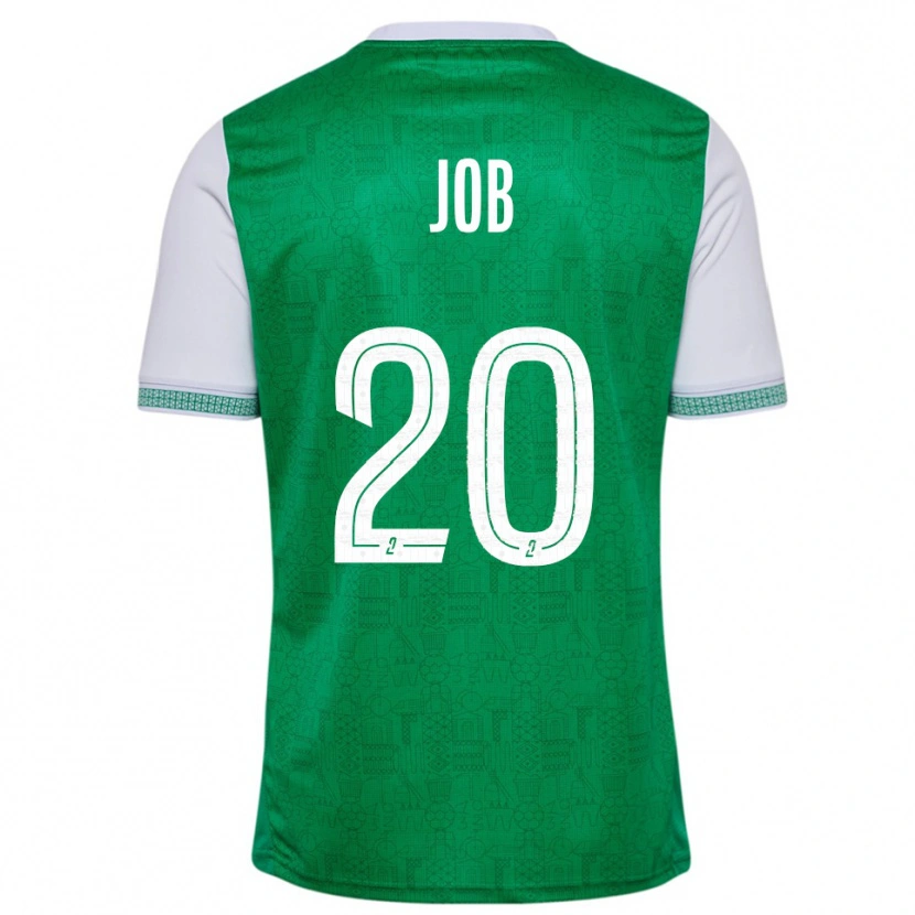 Danxen Herren Taëryne Job #20 Grün Weiß Heimtrikot Trikot 2025/26 T-Shirt