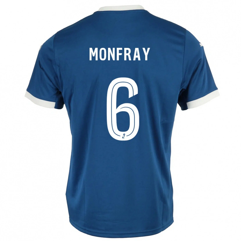 Danxen Herren Adrien Monfray #6 Blau Weiß Heimtrikot Trikot 2025/26 T-Shirt