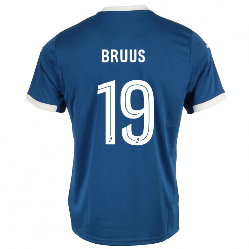 Danxen Herren Andreas Bruus #19 Blau Weiß Heimtrikot Trikot 2025/26 T-Shirt